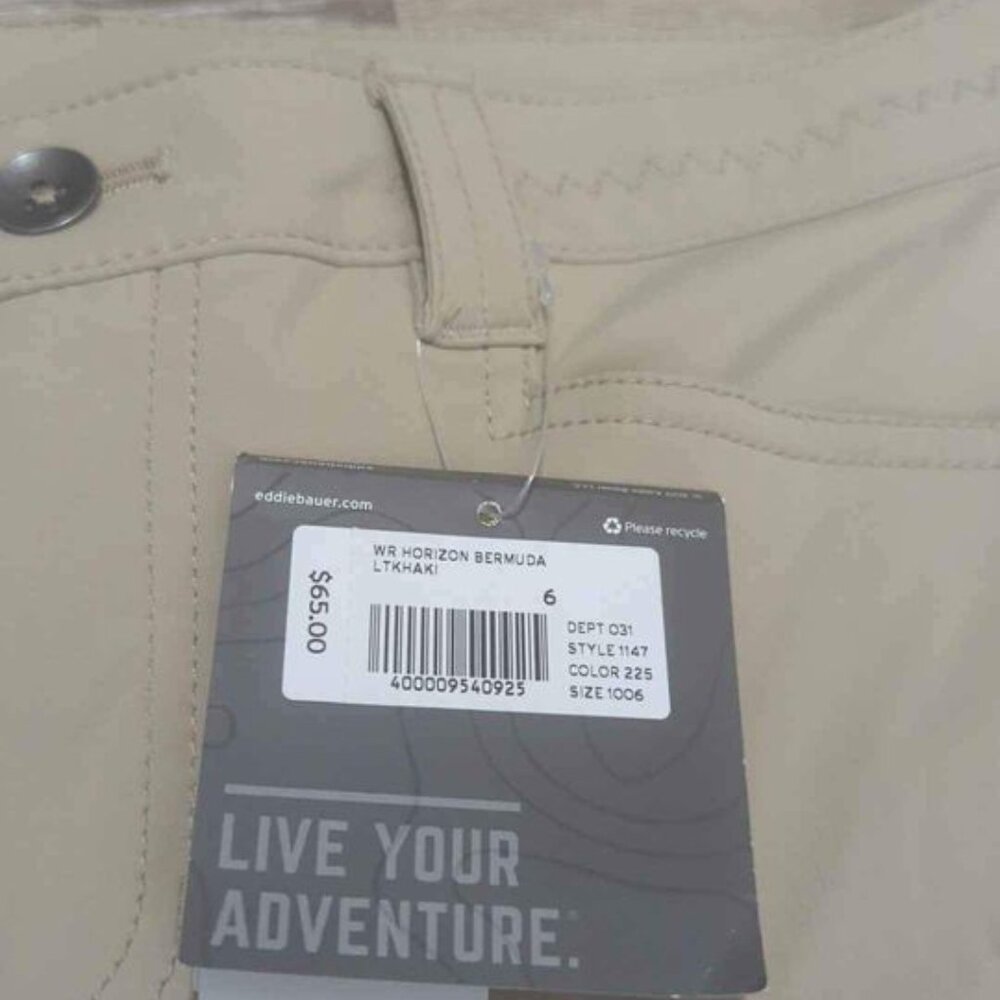 eddie bauer womens size 6 bermuda shorts new - Picture 5 of 7